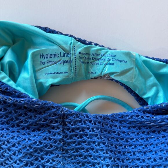 NWT Trina Turk Women's Sun Opal One-Piece Swimsuit in Moon Blue Ombre Size 4 - Picture 9 of 13